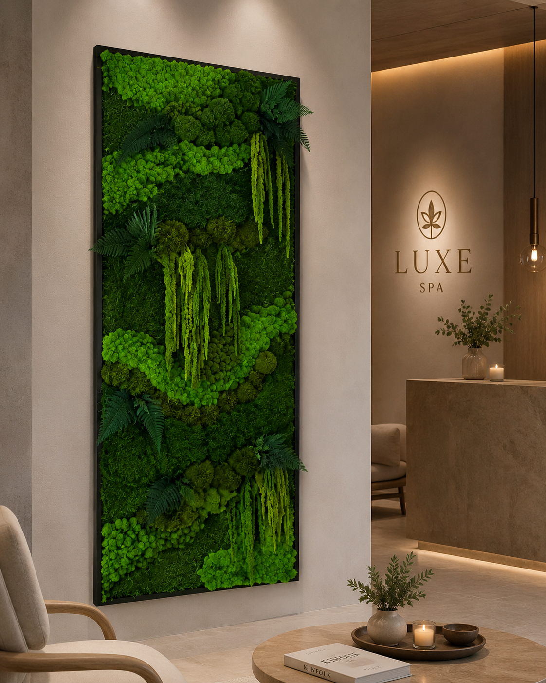 EVERMOSS CASCADE™: Eksklusivt håndlaget mosebilde