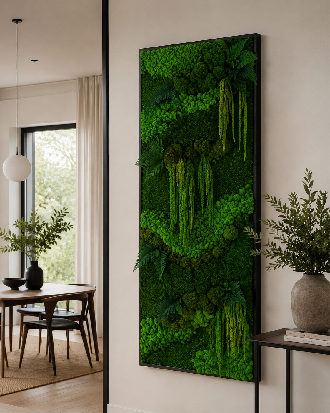 EVERMOSS CASCADE™:  Eksklusivt håndlaget mosebilde