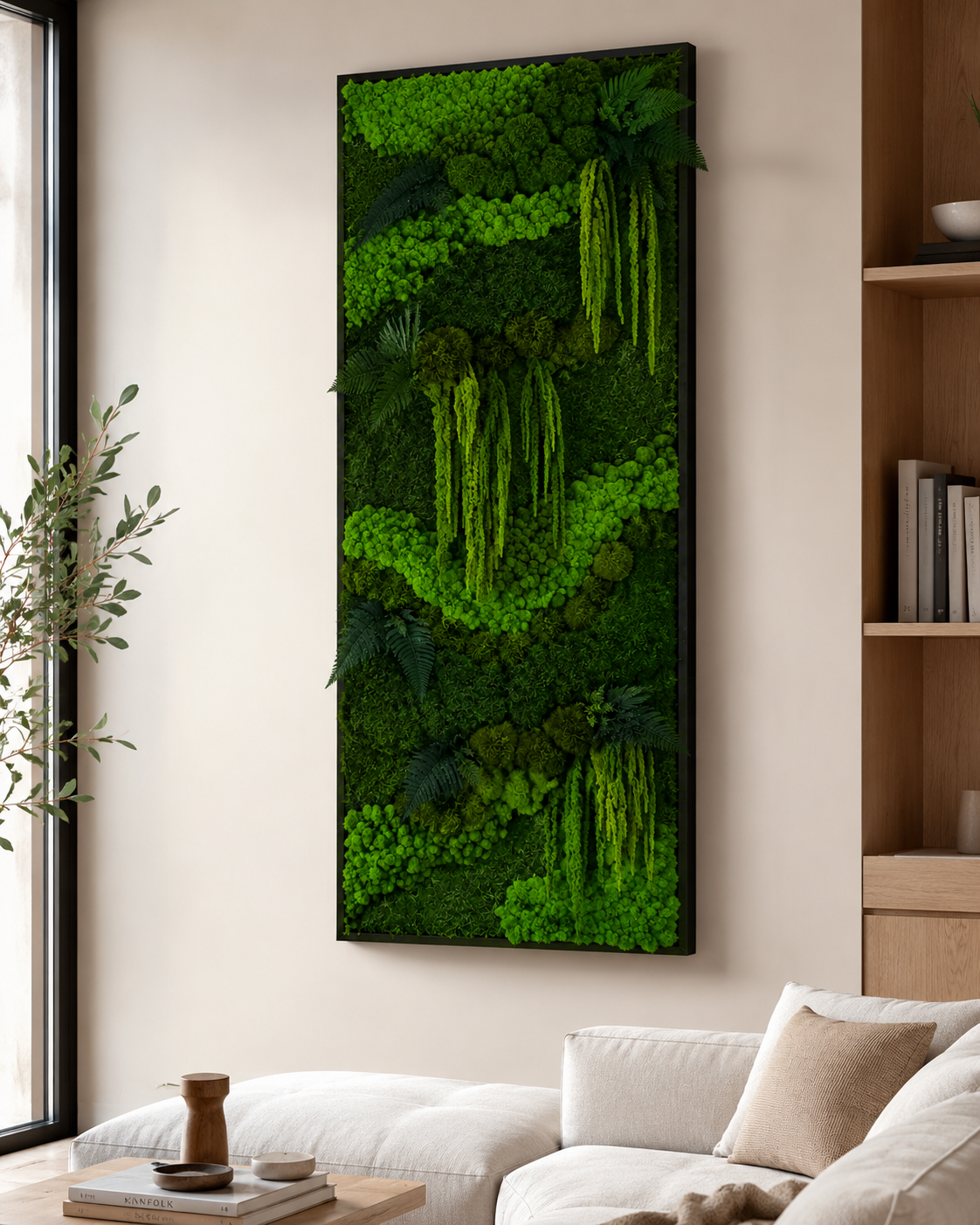 EVERMOSS CASCADE™:  Eksklusivt håndlaget mosebilde