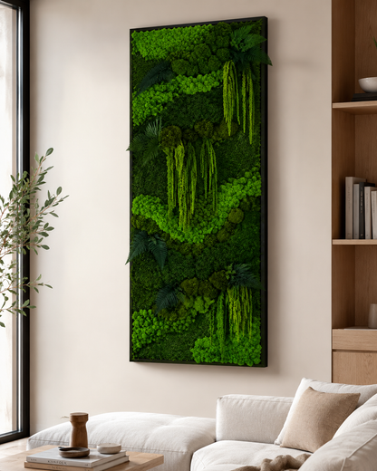 EVERMOSS CASCADE™:  Eksklusivt håndlaget mosebilde