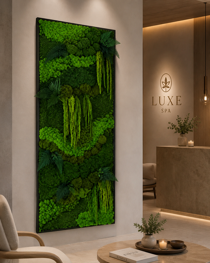 EVERMOSS CASCADE™:  Eksklusivt håndlaget mosebilde